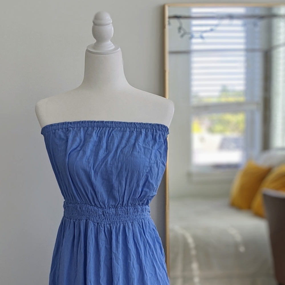 Forever 21 baby blue maxi dress